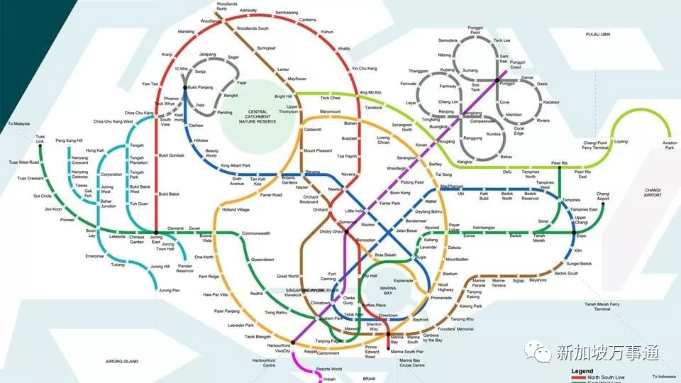 这可能是史上最赞的新加坡地铁图,超准确,贴心