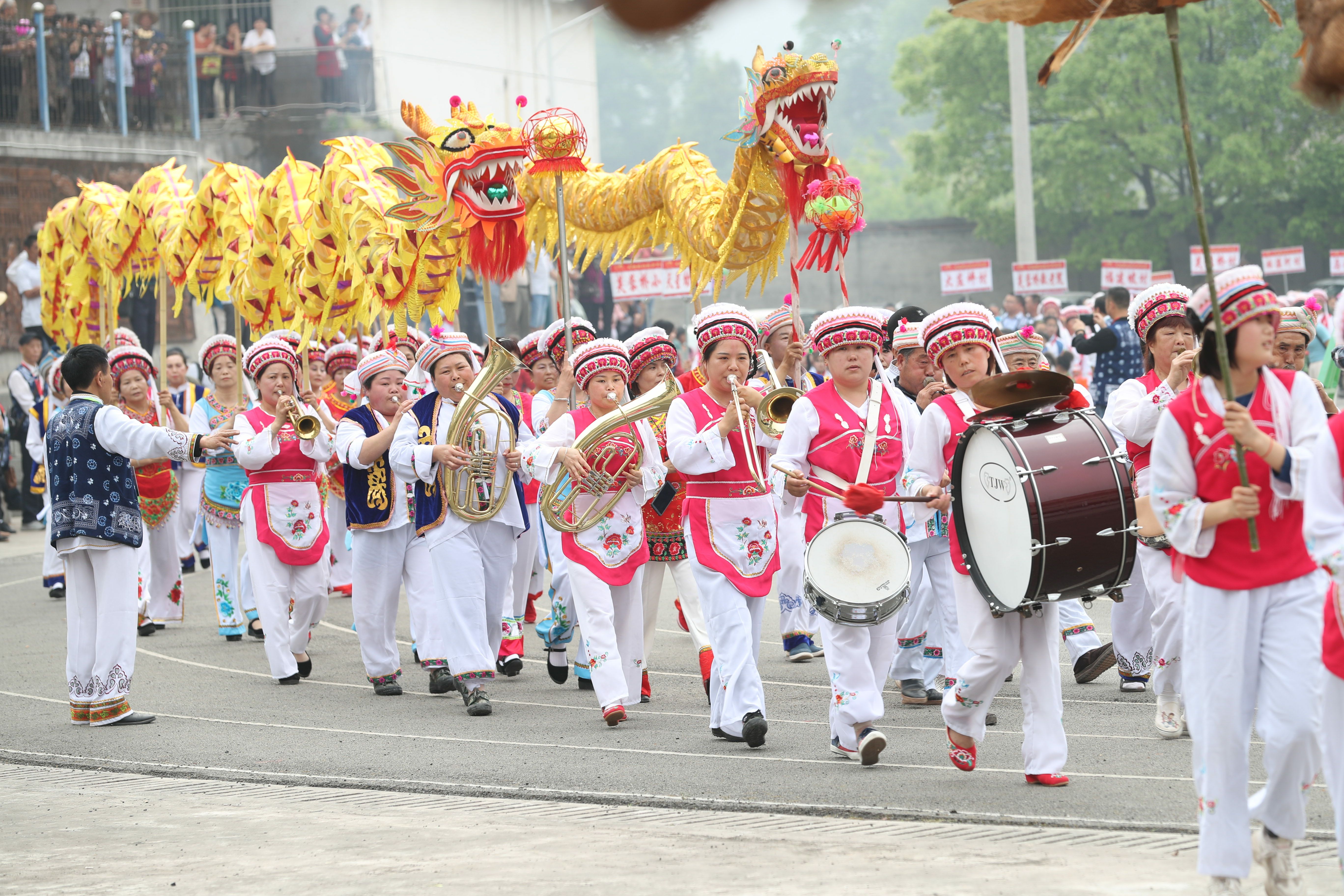 三月街"民俗活动举办七届以来,得到了全市13万白族同胞及云南大理白族