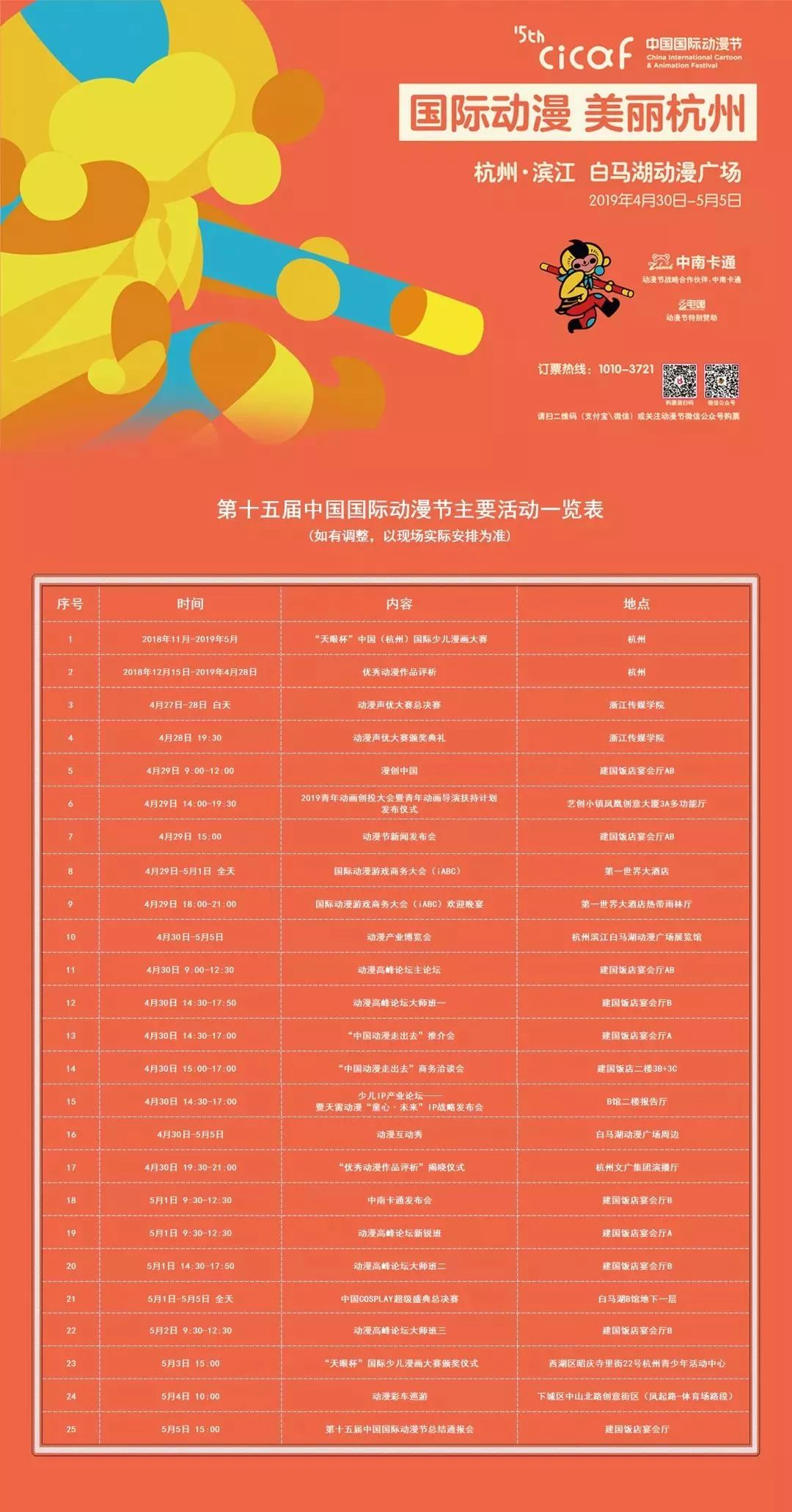 动漫节2021杭州门票,动漫节2021杭州 倒计时4天2019杭州动漫节最全攻略在此小长假约起啊