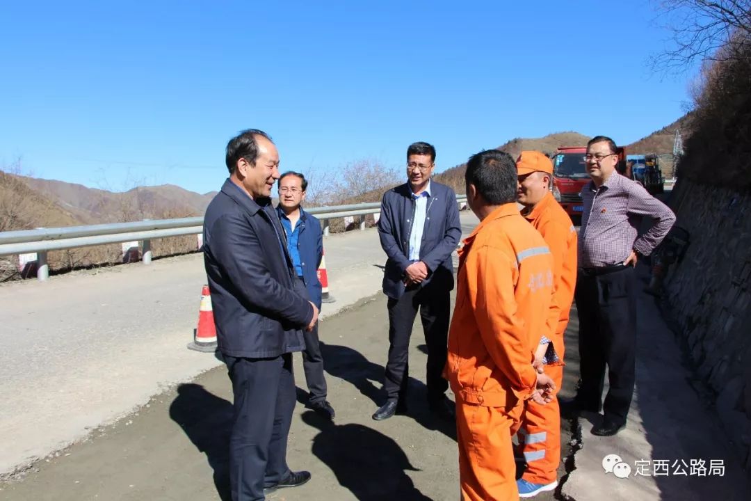 局长高保平调研指导全局养护生产工作