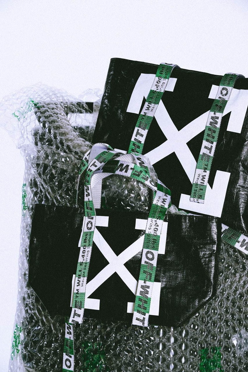 买不到offwhite64xikea可以考虑品牌自产编织袋了