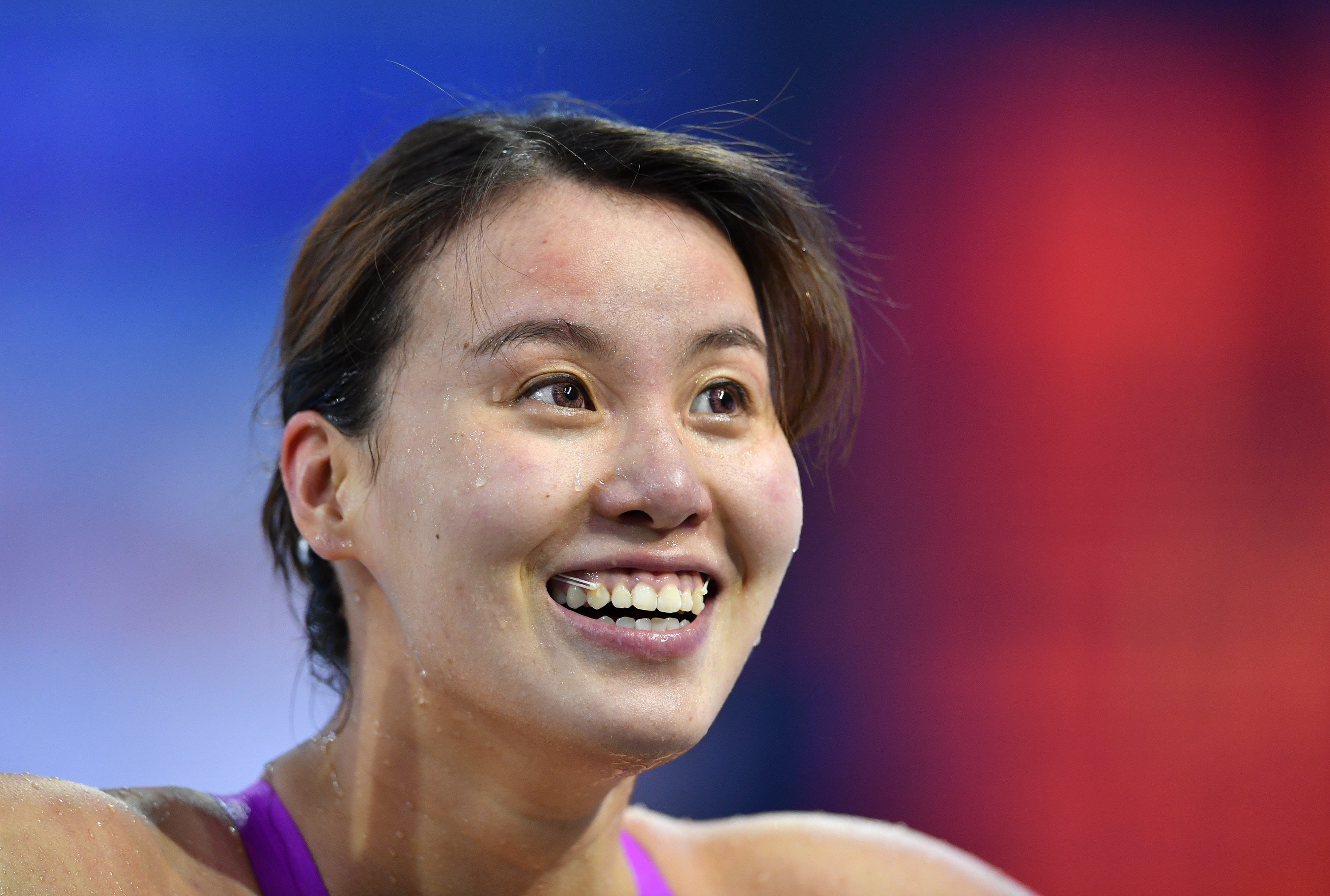 fina冠军系列赛傅园慧获得女子100米仰泳冠军