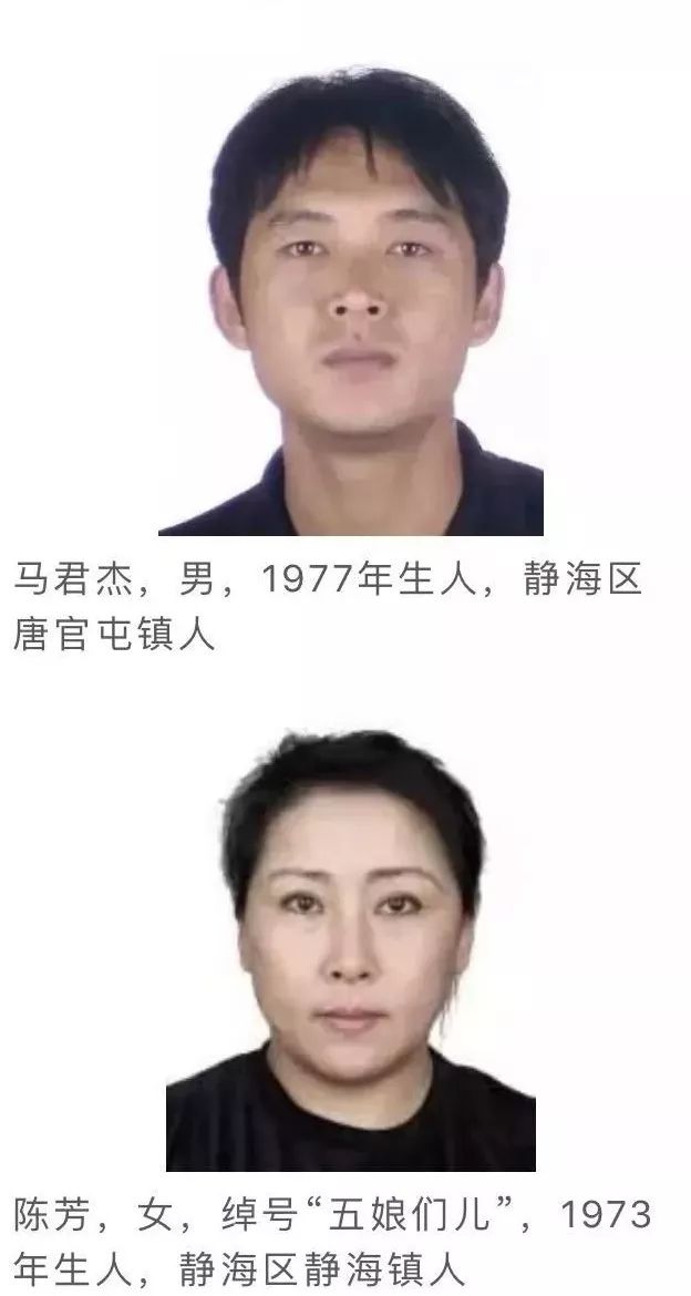 宁河关注最新悬赏通缉令绰号五娘们儿老得彬子等