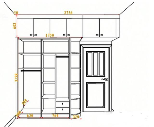新房要装衣柜了,央求设计师闺蜜给我设计了多款衣柜尺寸设计图