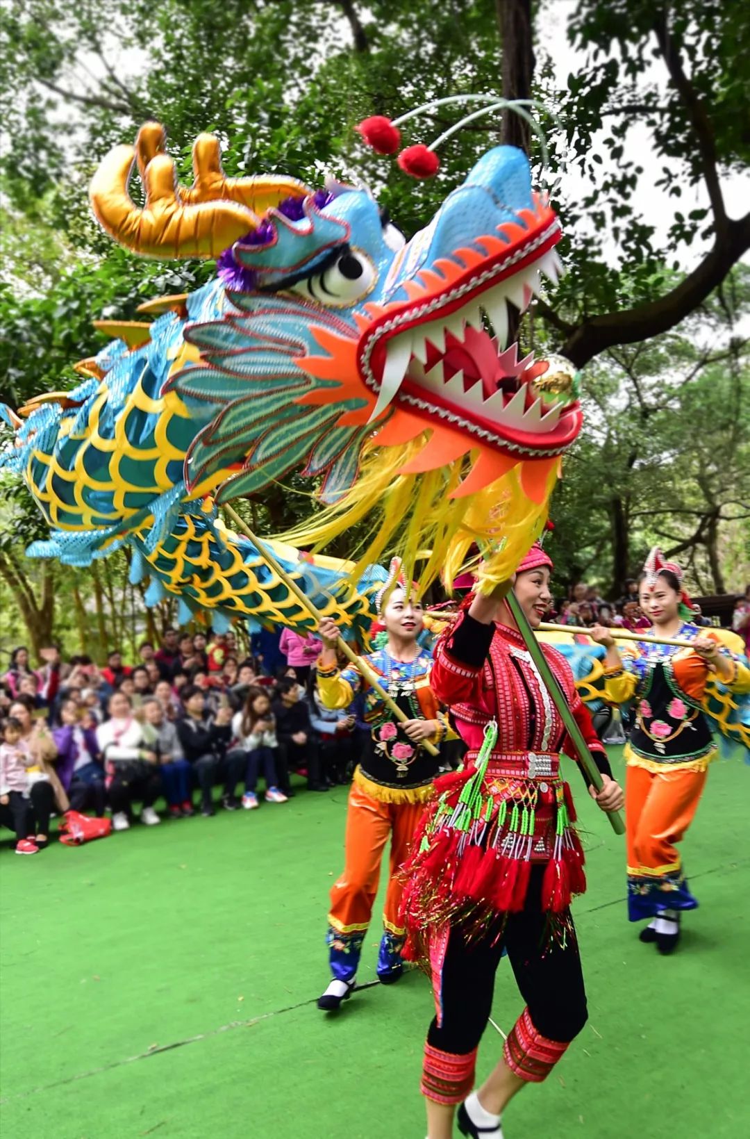 赠票少女舞龙祭龙仪式竹竿会深圳这的活动传承近2000年只有4天