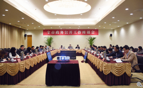 全市政务公开工作座谈会在园区召开 巴黎人御匾会