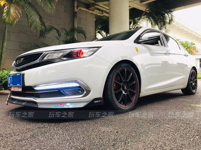 吉利帝豪gl轻度改装 外观升级更运动