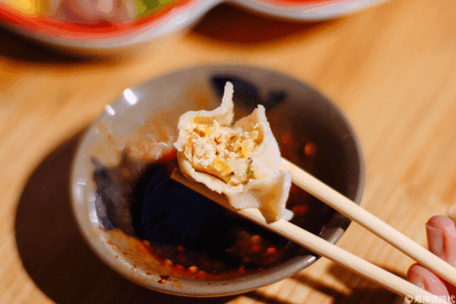 去的当天刚好赶上为 4月30日-5月5日 饺子文化节新推出的鸡肉馅水饺