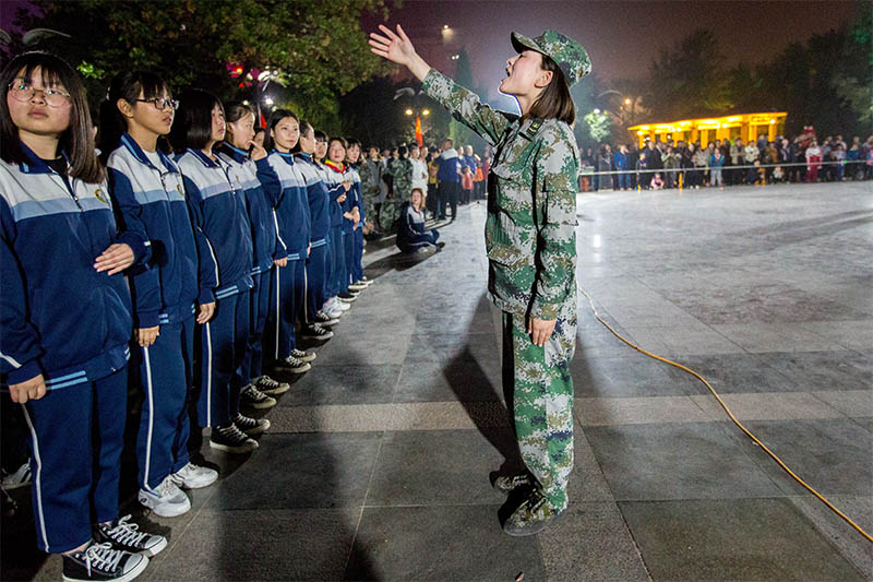 原创河南:安阳县彰德实验中学纪念五四运动100周年,青春心向党,建功新