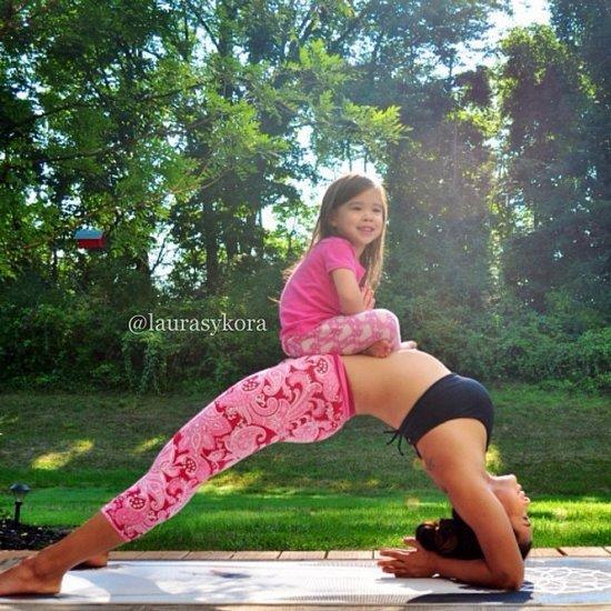 一对超美的母女,原来瑜伽还可以这样?简直美翻了! 九州9娱乐