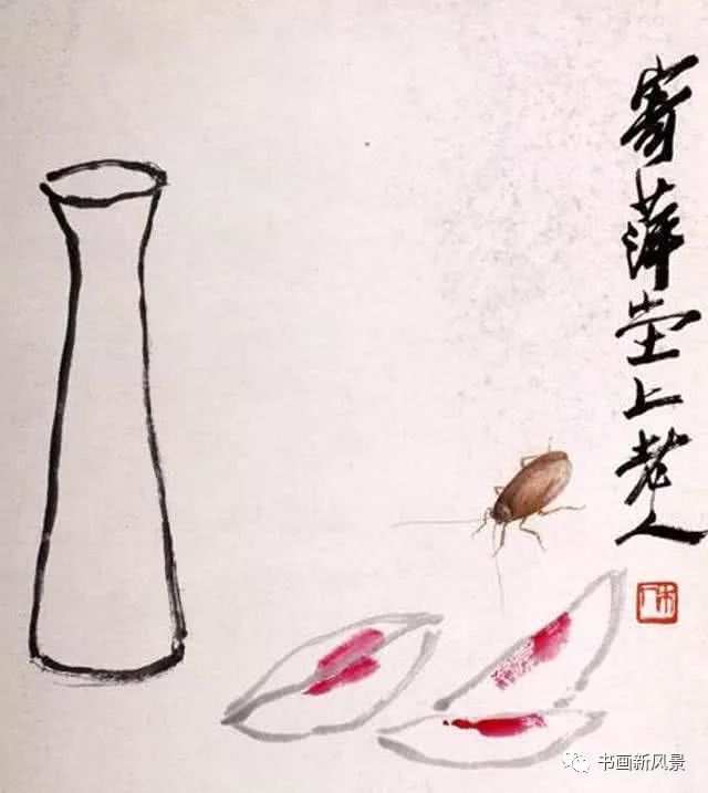 齐白石画咸鸭蛋