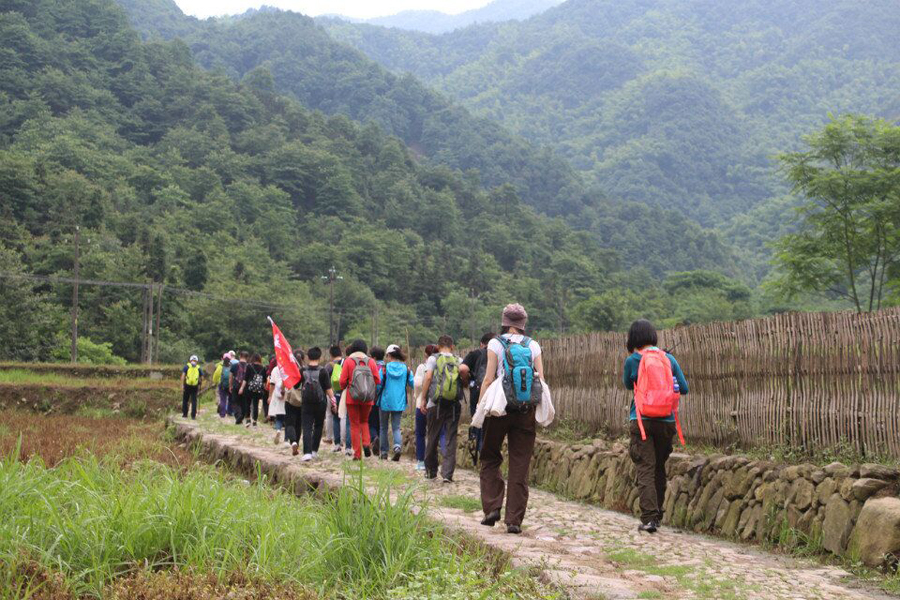 7.14相约绍兴会稽山峡洞漂流,徒步上青古道,竹海觅芳踪