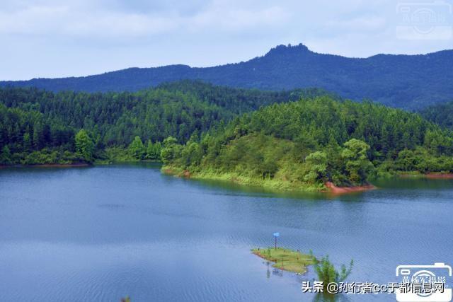 于都县上蕉水库的青山绿水