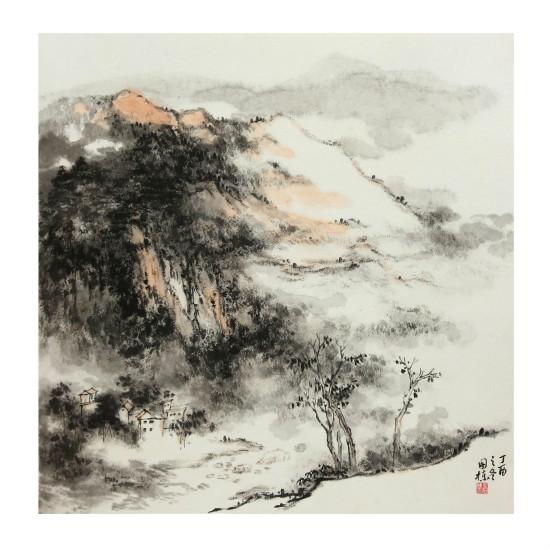 "南朝宋王微《叙画》中的这句词,成为描绘画家们心象山水和向往"天人