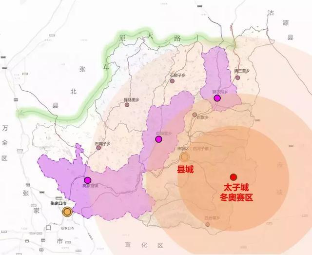 张家口崇礼区冬奥乡镇系列规划曝光