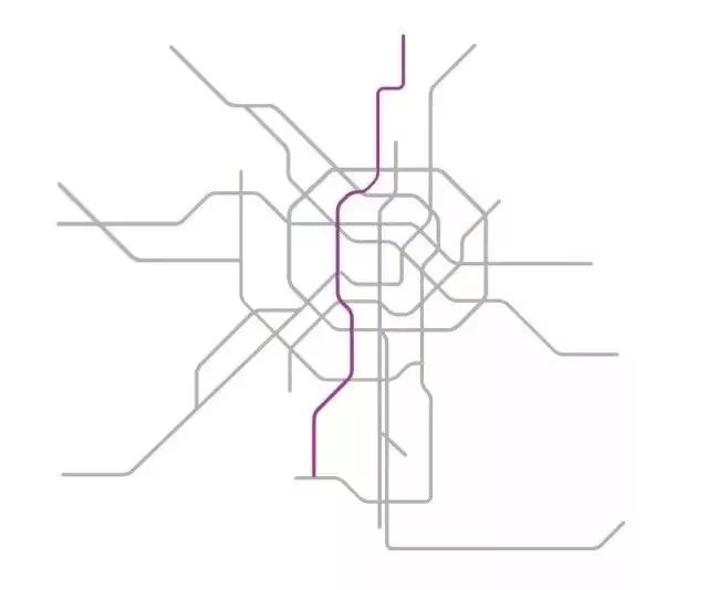 优化城市空间结构的重要线路,从北至南穿越了成都市多个行政区域,下穿