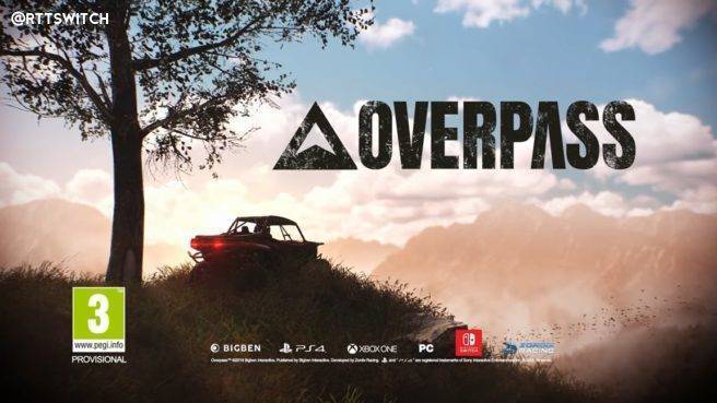 全地形越野赛车模拟游戏overpass将登陆switch