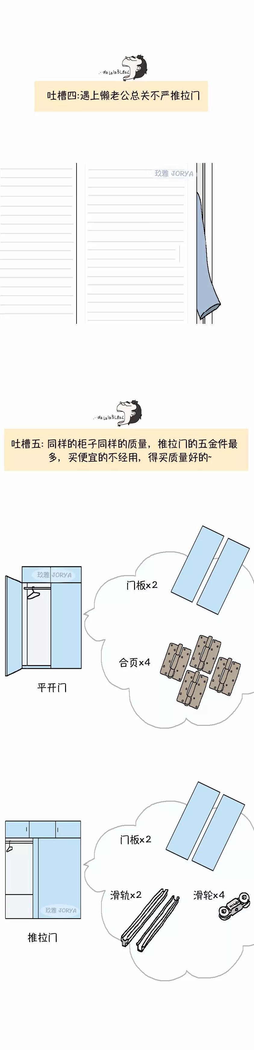 开衣柜门老忘记关好不好