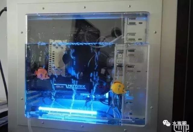 绝对会玩,散热 cool 方案:电子液体鱼缸主机