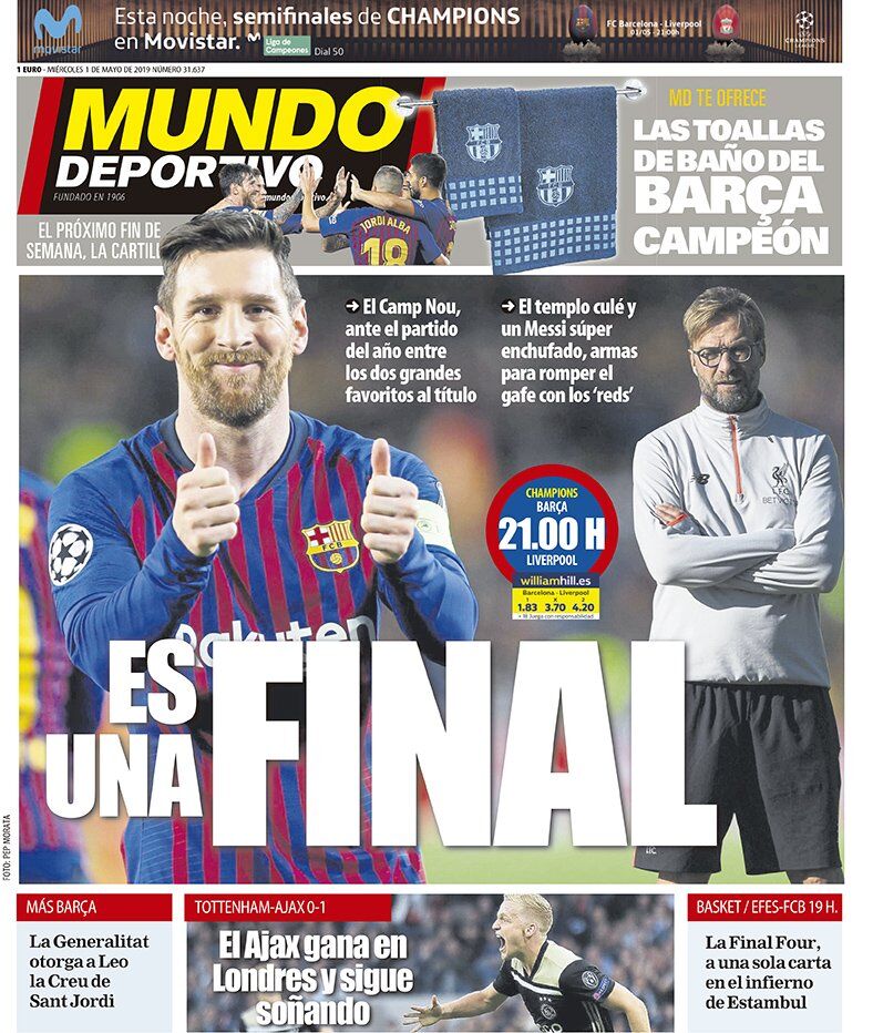 巴萨VS利物浦前瞻:梅西PK最强铁闸 争破0球魔