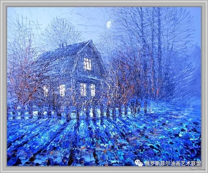 白俄罗斯画家梅德kustanovich刮刀油画作品赏析(之一)