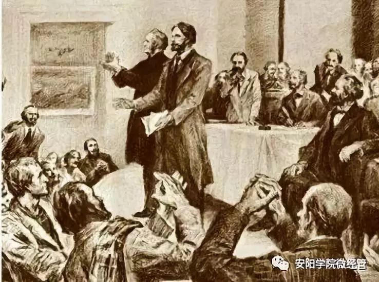 1889年7月,由恩格斯领导的第二国际在巴黎举行代表大会.