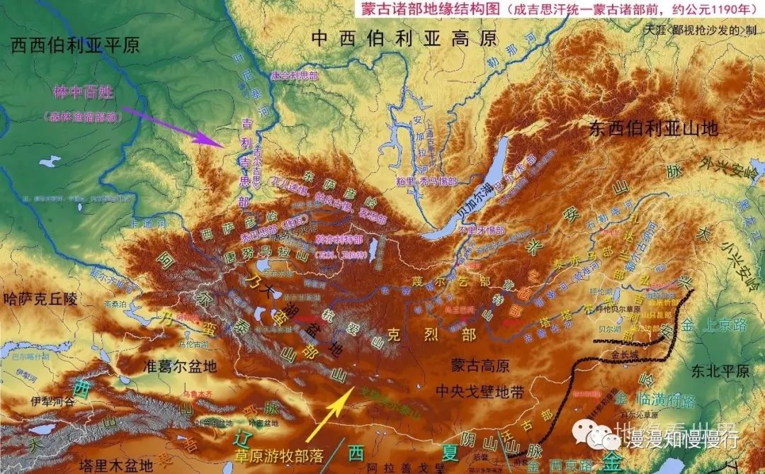 山脉之间的西拉木伦河一带这是东北平原的森林与蒙古高原的草原之间的