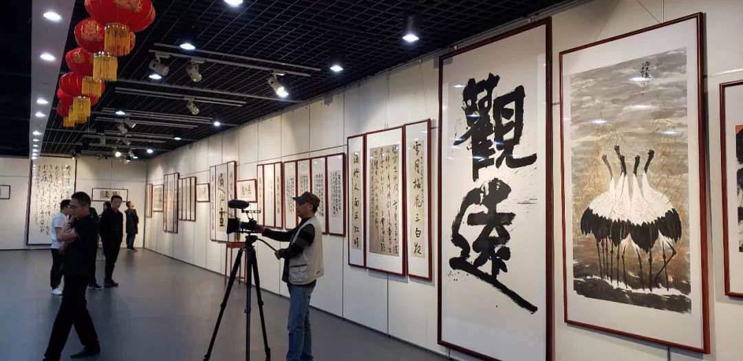 聚焦春风词笔唐全明郭建党书画展5月1日在羲之故里临沂隆重开展