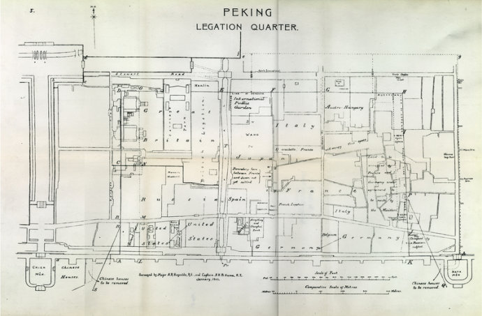 图44 legations peking 1900 (1900年北京公使馆区)