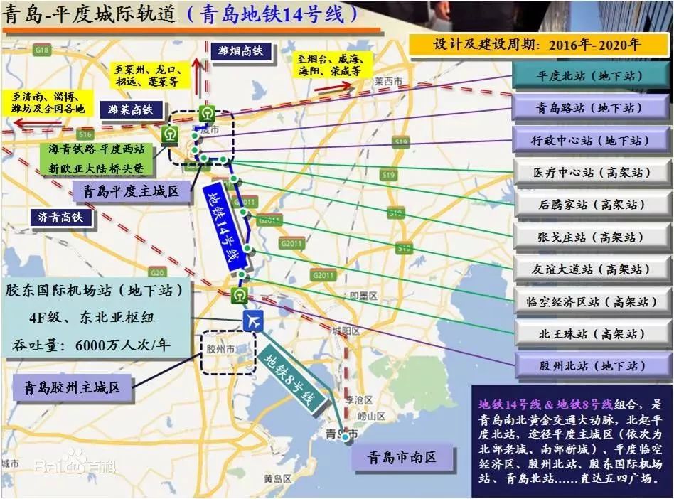 青岛1-17号地铁七区三市途径线路,这些地方要火!