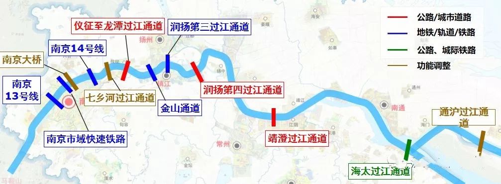 好消息来了省交通厅长透露最新规划泰州新增的4个过江通道