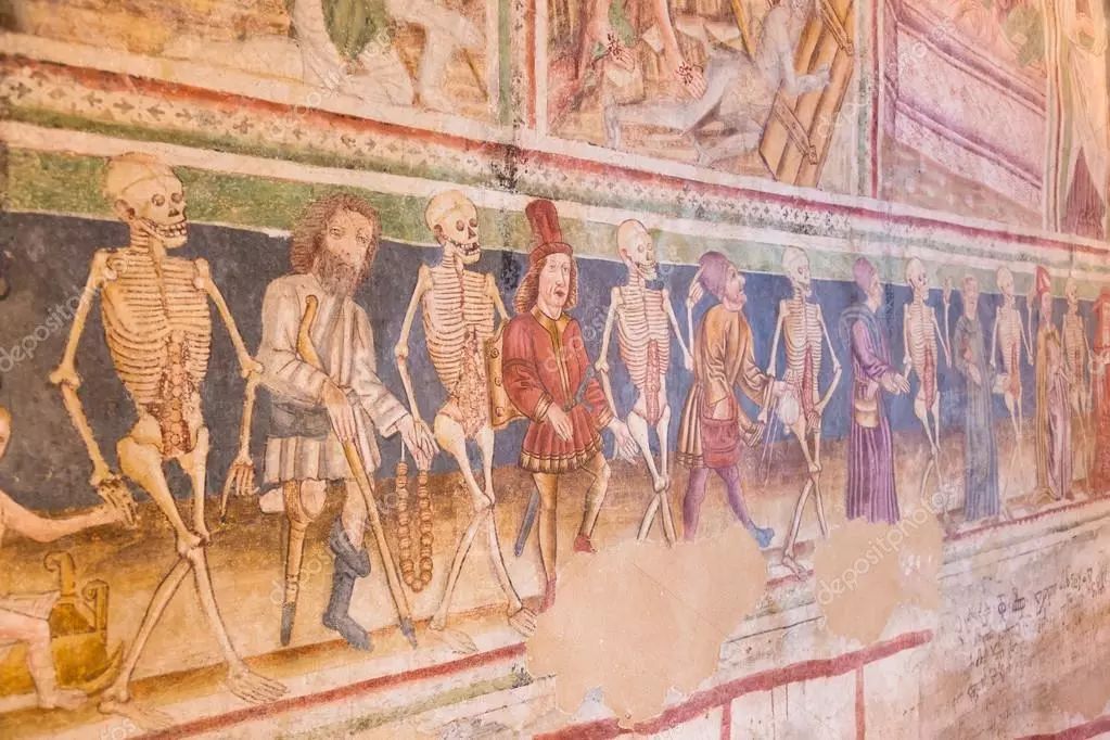 中世纪晚期的舞蹈与死亡主题壁画