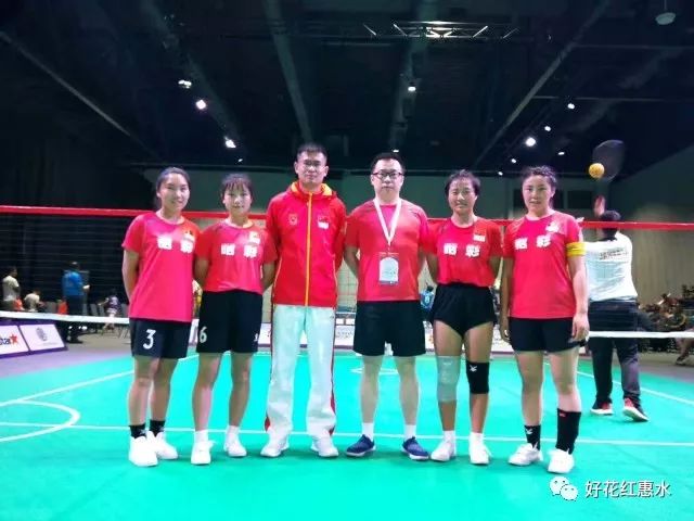 中国国家藤球队以惠水藤球队为班底组队参赛,在双人赛中由