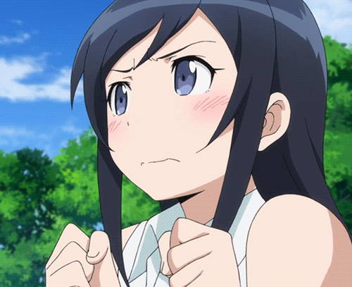 漫有gif#丨绫濑小天使是全剧京介唯一一个有好好叫