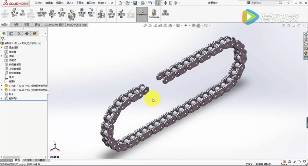 Solidworks链条的运动及装配的实现如何绘制分镜头脚本图片