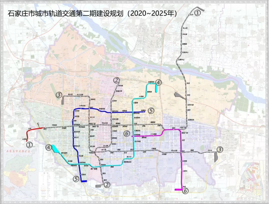 石家庄地铁规划图,2019石家庄地铁规划,最新石家庄地铁规划线路图