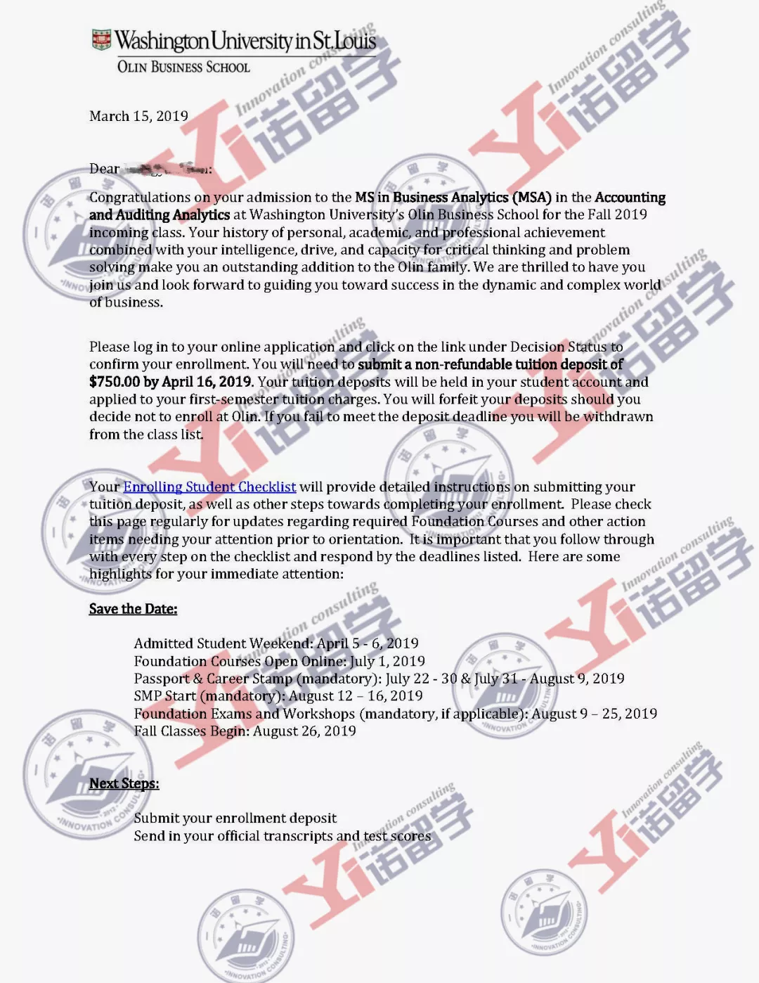 【一诺捷报】成绩不高,依然逆袭名校offer
【一诺捷报】成绩不高,依然逆袭名校offer