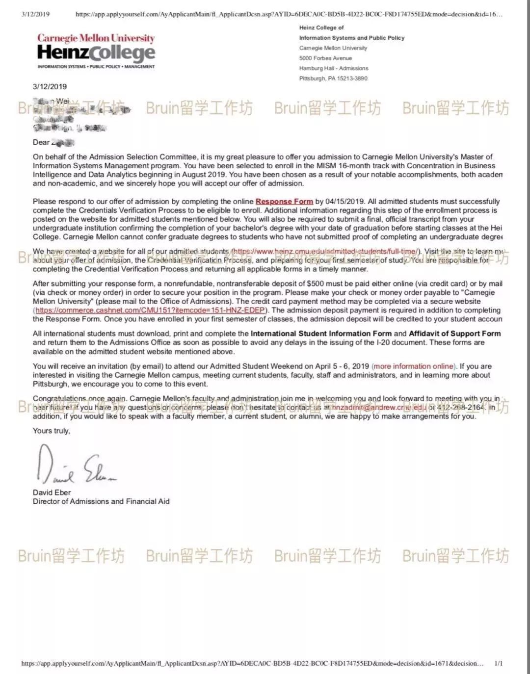 “Bruin过来人”卡内基梅隆大学(CMU)MISM项目申请经验分享
“Bruin过来人”卡内基梅隆大学(CMU)MISM项目申请经验分享