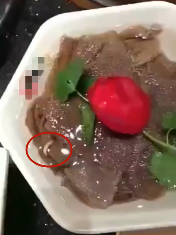 吃火锅发现毛肚盘里有条虫 食客在顾客群里爆料被踢 金沙网站注册