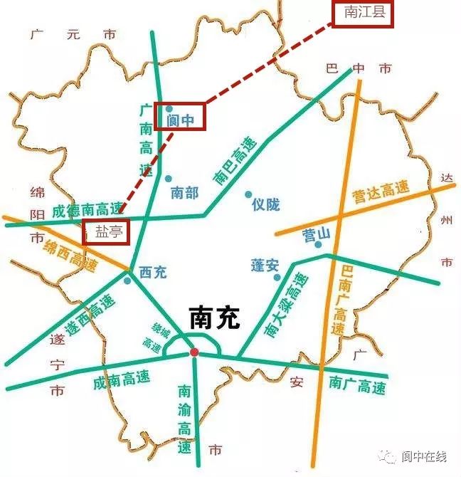 阆中交通迎大发展未来将有4条高速公路