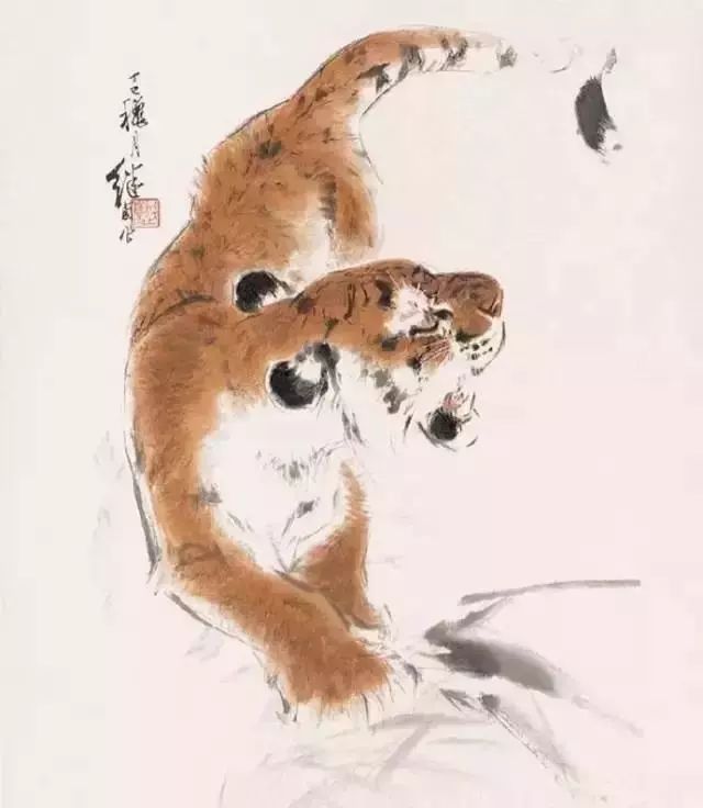 刘继卣画虎，史上一绝！_搜狐网