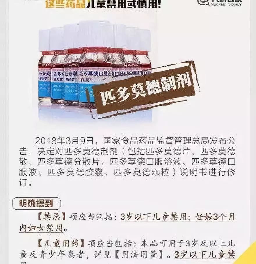                     家长注意！这些药品孩子禁用，用药不慎可能致死