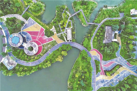 成都双流空港中央公园 公园城市发展理念“先行者”_建设