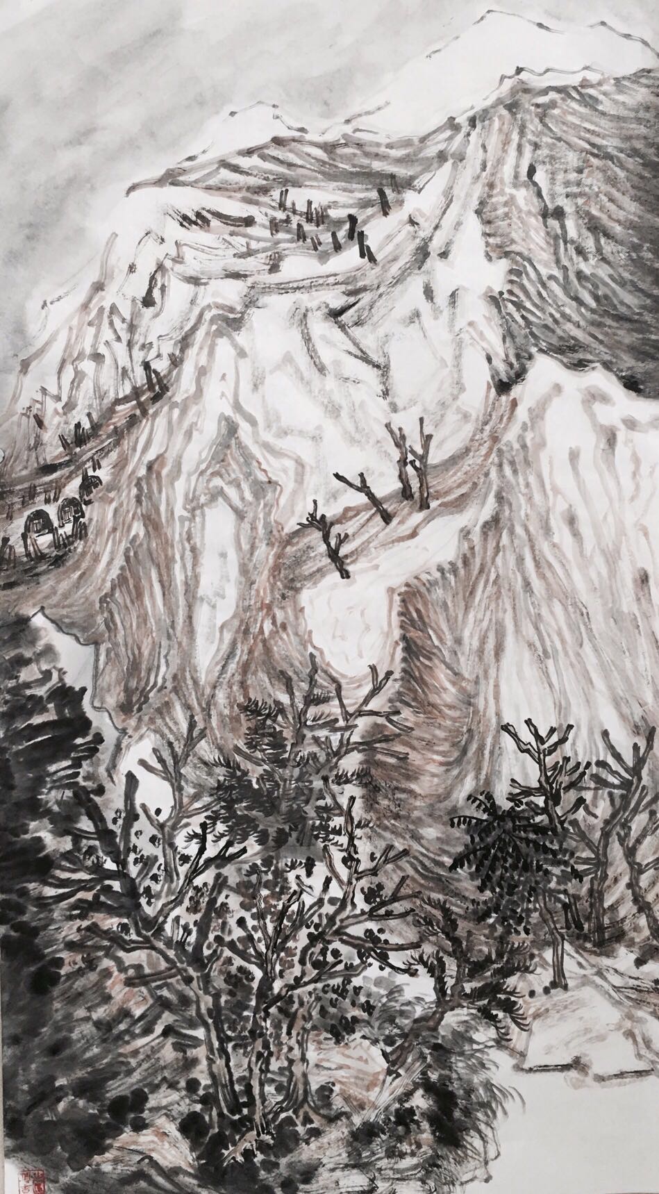 中国画名家画家贺小龙山水画欣赏