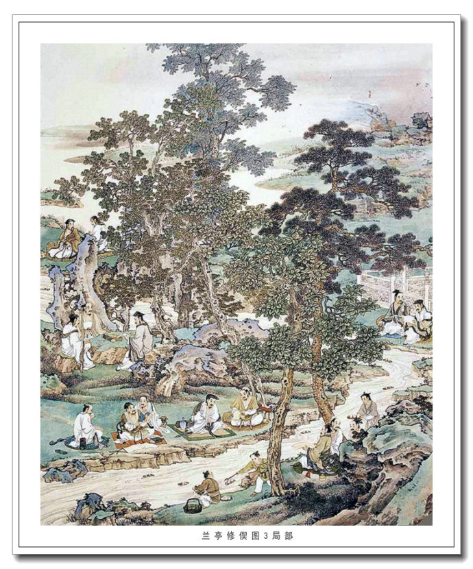 古典清新中国画家李子牧古代人物画作品赏析