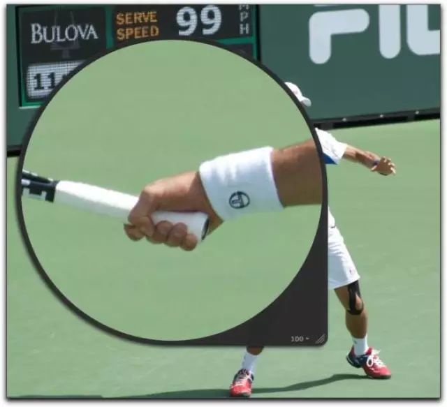 这种握拍被看做现代网球中最全面的方式,它在能够产生足够多旋转的