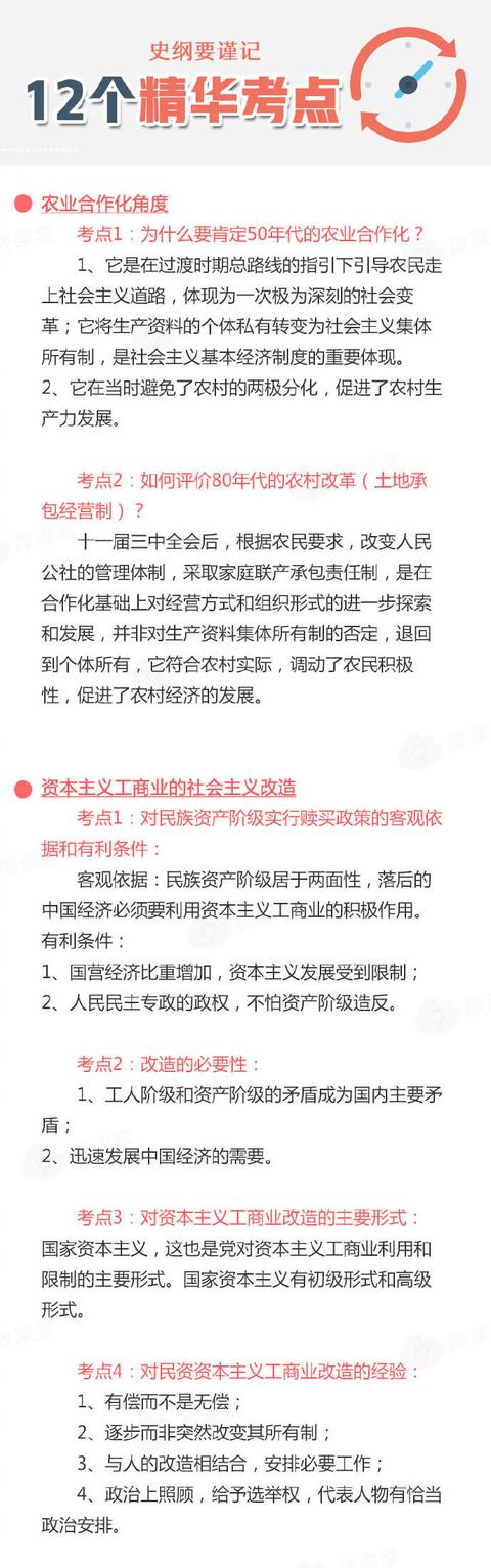 
20考研政治史纲丨谨记这12个精华考点，考场不发慌！


