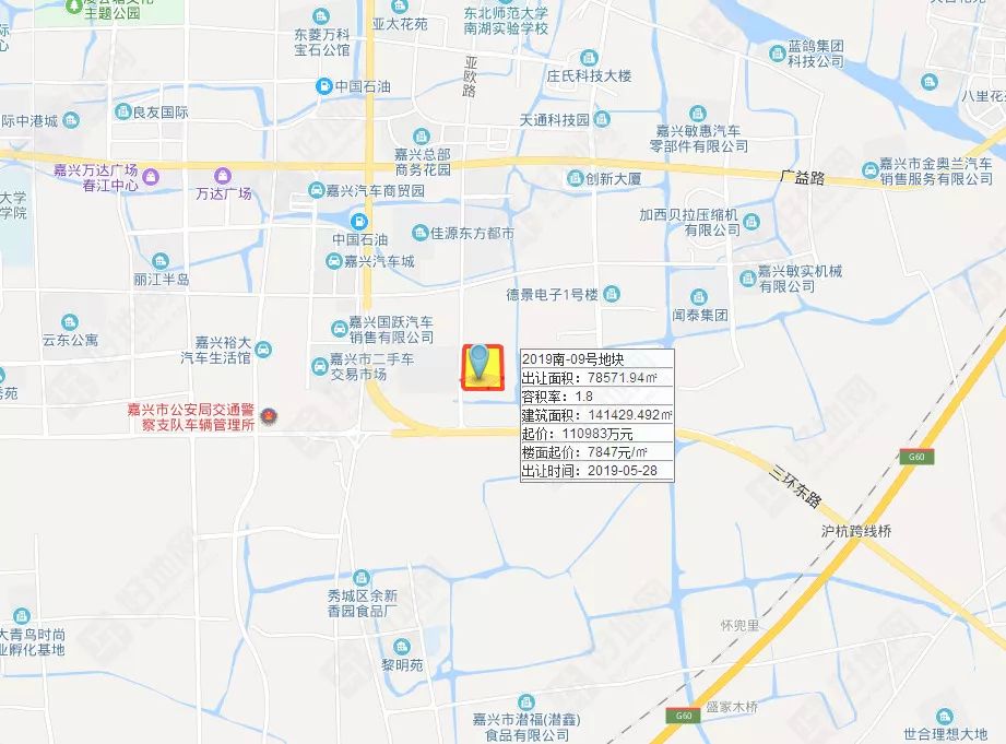 嘉兴科技城曹庄规划图
