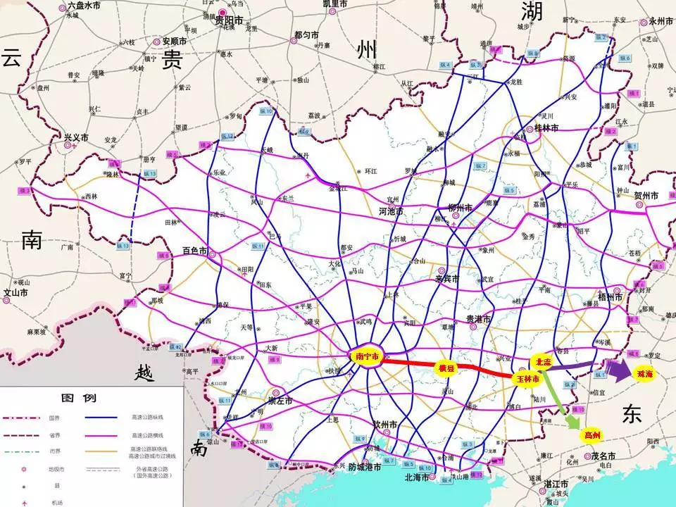 广西玉林市2030规划图