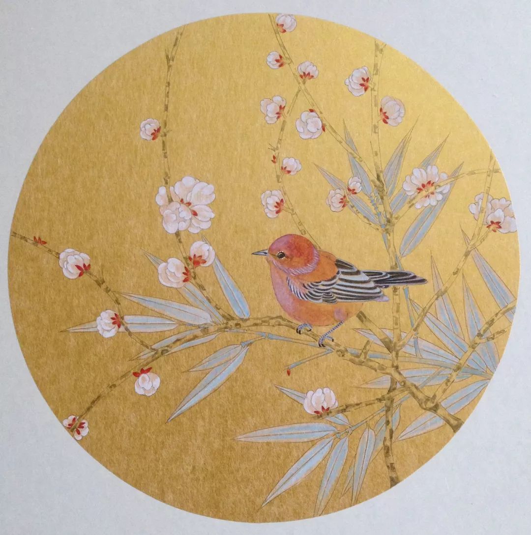 古岸艺术馆 2010年 作品入选"陌上花事·江宏伟师生工笔花鸟画联展"